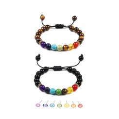 7 Chakra Bead Bracelet