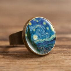 Gustav Klimt Starry Nights Ring