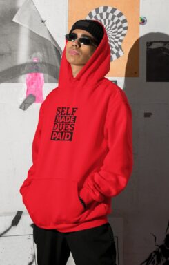 self made dues paid hoodie