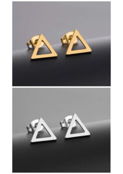 Triangle Simple Stud Earrings