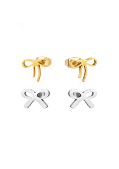 Simple Bow Stud Earrings