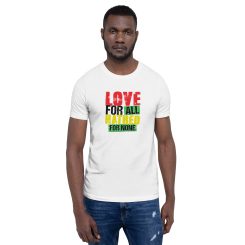love for all hatred for none t shirt